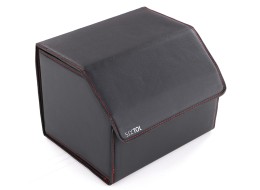 Organizator do bagażnika samochodu CAR COMPACT LEATHER M, 1 przegroda, składany, z pokrywą
