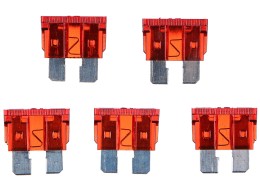 Zestaw nożowych bezpieczników samochodowych MECHANIC FUSE SET 10A, 100 szt.