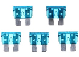 Zestaw nożowych bezpieczników samochodowych MECHANIC FUSE SET 15A, 100 szt.