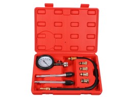Zestaw do testowania kompresji silników benzynowych MECHANIC ENGINE TESTER 8, 0-20 bar, 8 szt.