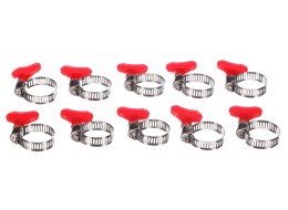 Opaska na wąż z motylkiem MECHANIC CONNECT 16-25mm, 10 szt.