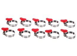 Opaska na wąż z motylkiem MECHANIC CONNECT 18-32mm, 10 szt.