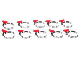 Opaska na wąż z motylkiem MECHANIC CONNECT 32-44mm, 10 szt.