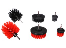 Zestaw szczotek do wiertarki do czyszczenia auta CAR DETAILING DRILL BRUSH 6, 6 szt.