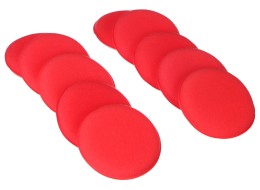 Zestaw poduszek polerskich do wosku samochodowego CAR DETAILING WAX PAD 10, 10 szt.