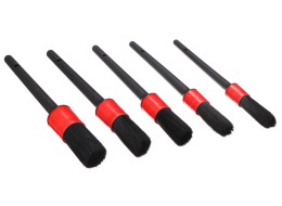 Zestaw miękkich precyzyjnych pędzelków do czyszczenia samochodu CAR DETAILING BRUSH 5 SOFT, 5 szt.