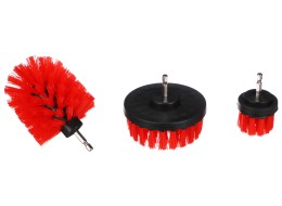 Zestaw szczotek do wiertarki do czyszczenia samochodu CAR DETAILING DRILL BRUSH 3 MEDIUM, 3 szt.