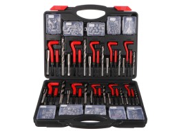 Zestaw do naprawy gwintów MECHANIC THREAD SET 261, M5 - M12, 1/4UNC-1/2UNC, 261 szt.