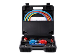 Zestaw do pomiaru ciśnienia i szczelności klimatyzacji samochodowej MECHANIC AC TESTER 1