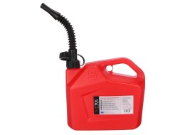Kanister plastikowy MECHANICZNY KANISTOR NA PALIWO CZERWONY 5L, czerwony