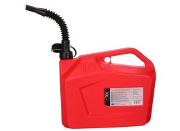Kanister plastikowy MECHANICZNY KANISTOR NA PALIWO CZERWONY 10L, czerwony