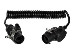 Spiralny przewód EBS 7pin TRAILER CABLE 14, 24V, 3,5 m
