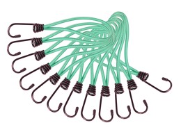 Zestaw gum mocujących z metalowym haczykiem CARGO CORD SET 1, 21cm, 12 szt.