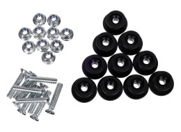 Zestaw haków ze śrubami do mocowania siatki/plandeki do przyczepy TRAILER HOOK SET 2, 10 szt.