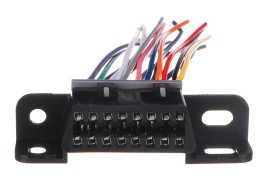 Gniazdo OBD-II z 16 pinami zakończone 10cm przewodami łączącymi MECHANIC CABLE 25