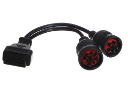 Adapter OBD-II 9-pinowy J1939 i 6-pinowy J1708 KABEL MECHANICZNY 8