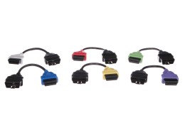 Kompletny zestaw redukcji OBD-II FiatECUScan dla samochodów osobowych MECHANIC CABLE SET 3, 6 szt.