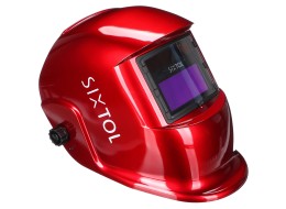 Przyłbica spawalnicza samoprzyciemniająca WELDING MASK 2, czerwona