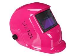 Samozaciemniająca przyłbica spawalnicza WELDING MASK 4, różowa