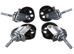 Kółka jezdne do podnośnika skrzyni biegów SX TRANSMISSION JACK 0,5T, 4 szt. - część zamienna