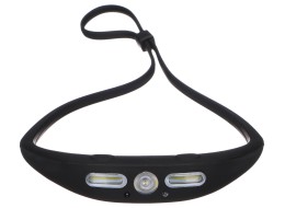 Czołówka z gumowym paskiem i czujnikiem HEADLAMP SENSOR 1, 160 lm, XPG LED, COB, USB