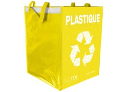 Torba na segregowane odpady SORT EASY PLASTIQUE FR, 30×30×40 cm, 36 l