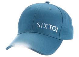 Czapka z diodą LED B-CAP 25lm, ładowalna, USB, rozmiar uniwersalny, niebieska