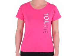 Koszulka damska T-SHIRT, różowa, rozmiar M, 100% bawełna
