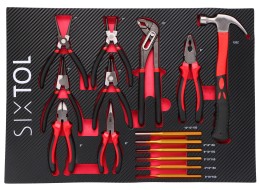 Moduł narzędziowy do wózka warsztatowego MECHANIC TOOL TRAY 4, 15 szt.